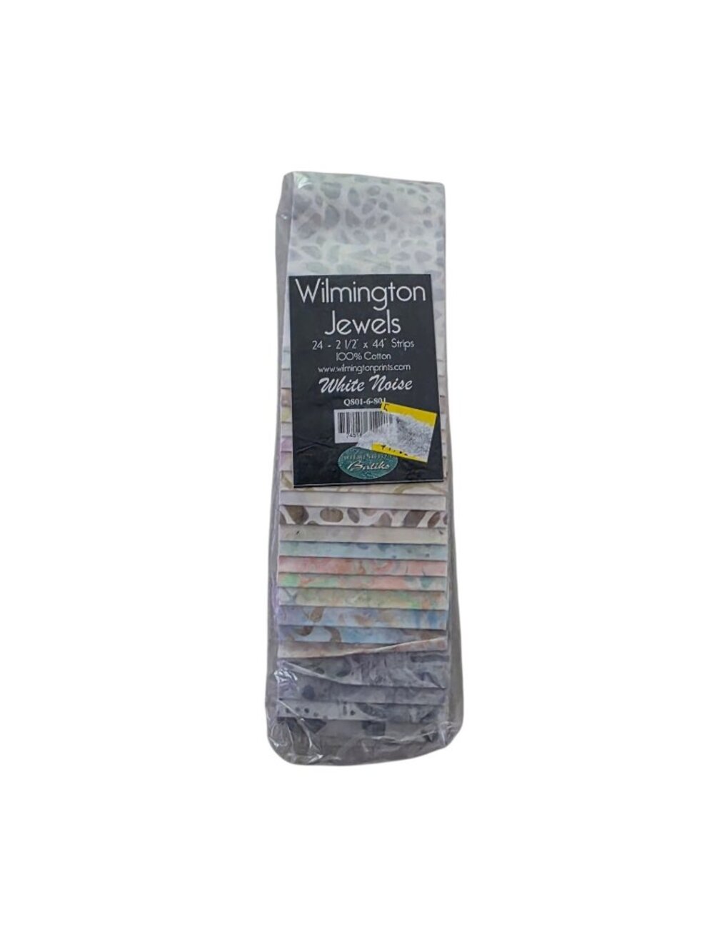 White Noise Wilmington Jewels Batiks 24 2 1/2" x 44" Strips Jelly Roll